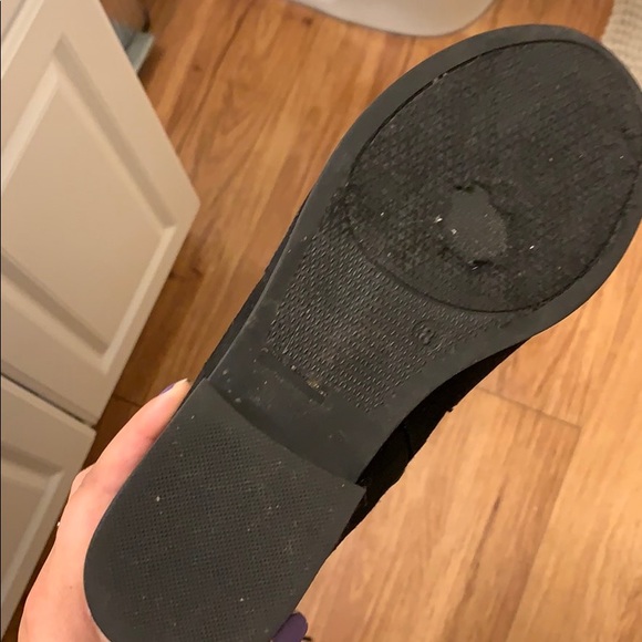 All black thigh high boots - Picture 2 of 3